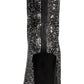 Material Girl Bota feminina Mbaybe com salto alto e salto alto, preta, tamanho 8 M