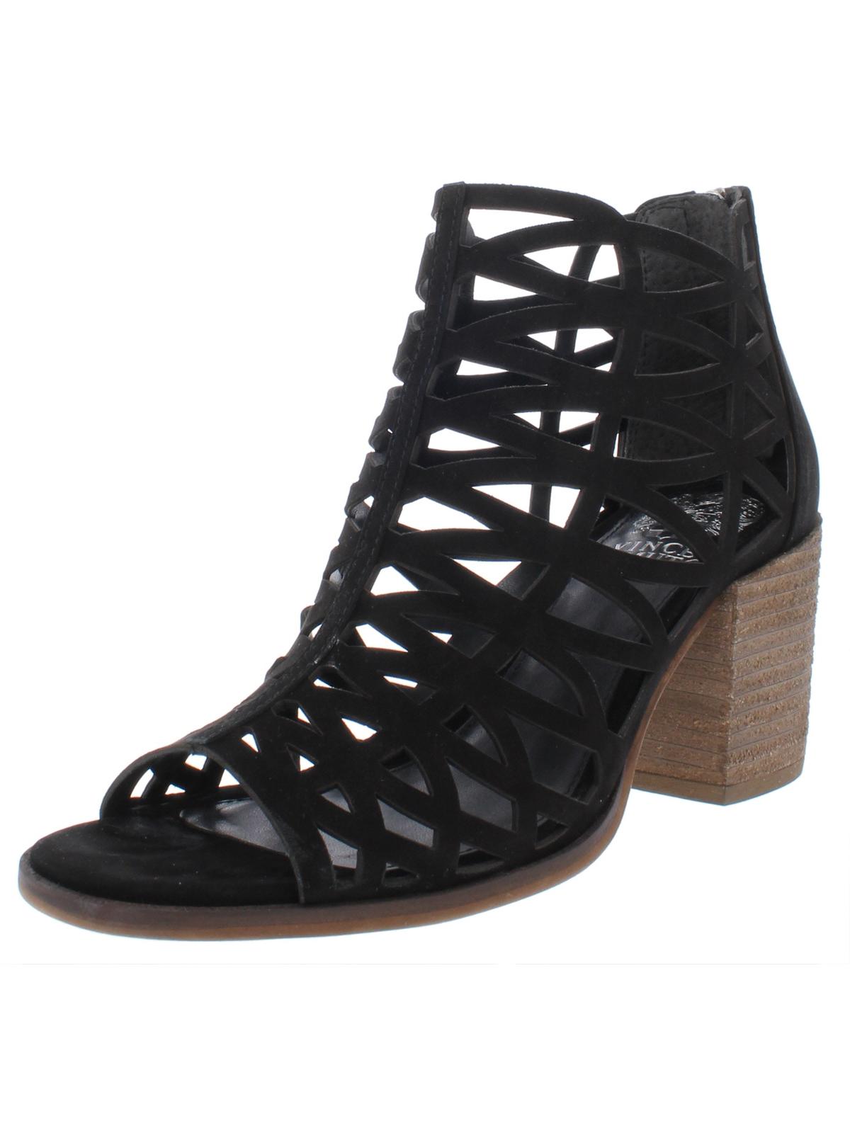 Sandália de salto Kevston feminina Vince Camuto, preta, tamanho 8,5 M