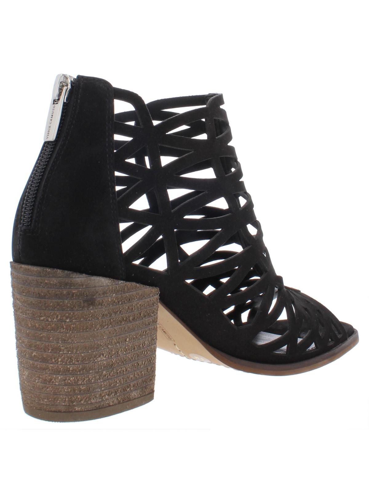 Sandália de salto Kevston feminina Vince Camuto, preta, tamanho 8,5 M