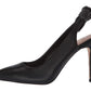 BCB Generation Henaya Slingback Scarpin Feminino Preto Tamanho 7,5M