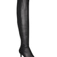INC International Concepts Feminino Izetta Tecido Almond Toe Joelho Preto Tamanho 5.5