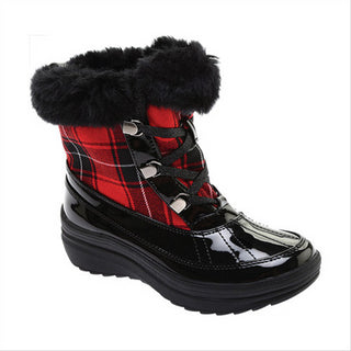 Anne Klein Bota Feminina Gayla Duck Vermelha Tamanho -6,5 M