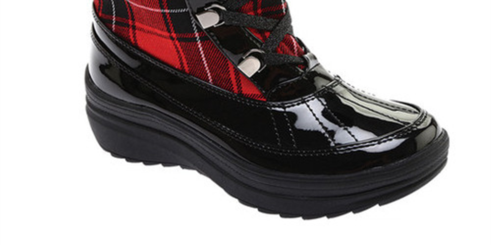 Anne Klein Bota Feminina Gayla Duck Vermelha Tamanho -6,5 M