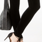 Calça skinny de veludo feminina INC Petite preta tamanho 0 P