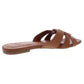 Sandálias femininas INC International Concepts Gargi Knot Front Slide, marrom, tamanho 8 M