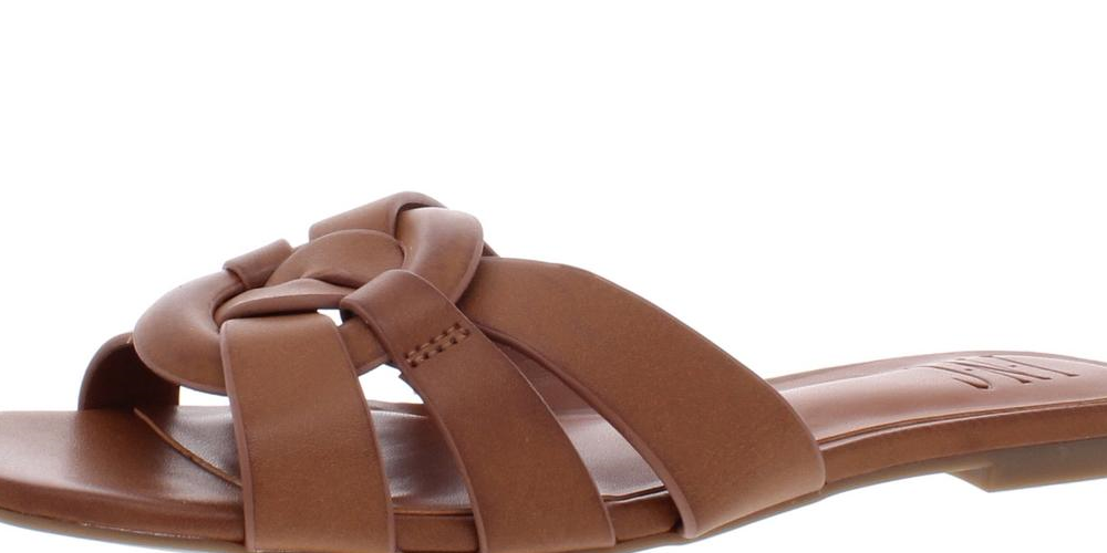 Sandálias femininas INC International Concepts Gargi Knot Front Slide, marrom, tamanho 8 M
