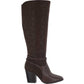 Botas altas femininas Easy Street Premium marrom tamanho 6 M