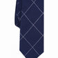 Gravata fina Ferrell Grid masculina original Penguin azul marinho tamanho único