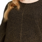 Alfani Suéter túnica feminino plus size com nervuras metálicas em lurex preto tamanho 2X