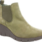 Bota Chelsea Percy Wedge Feminina White Mountain Verde Tamanho 11 M