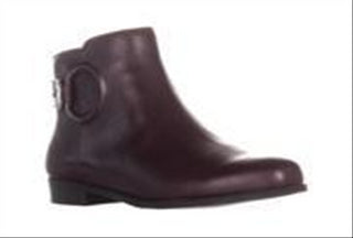 Bota feminina Alfani Avvial com zíper, marrom, tamanho 5,5 M