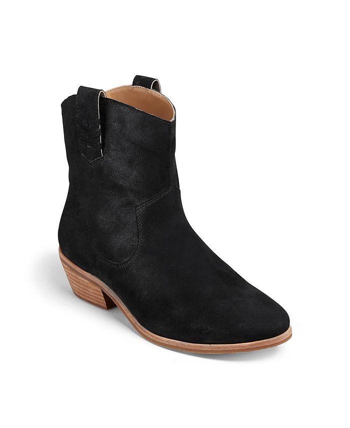 Bota feminina Jack Rogers Stella Pull On preta tamanho 8