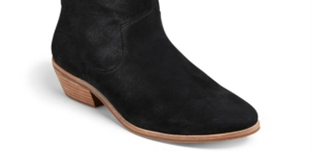 Bota feminina Jack Rogers Stella Pull On preta tamanho 8