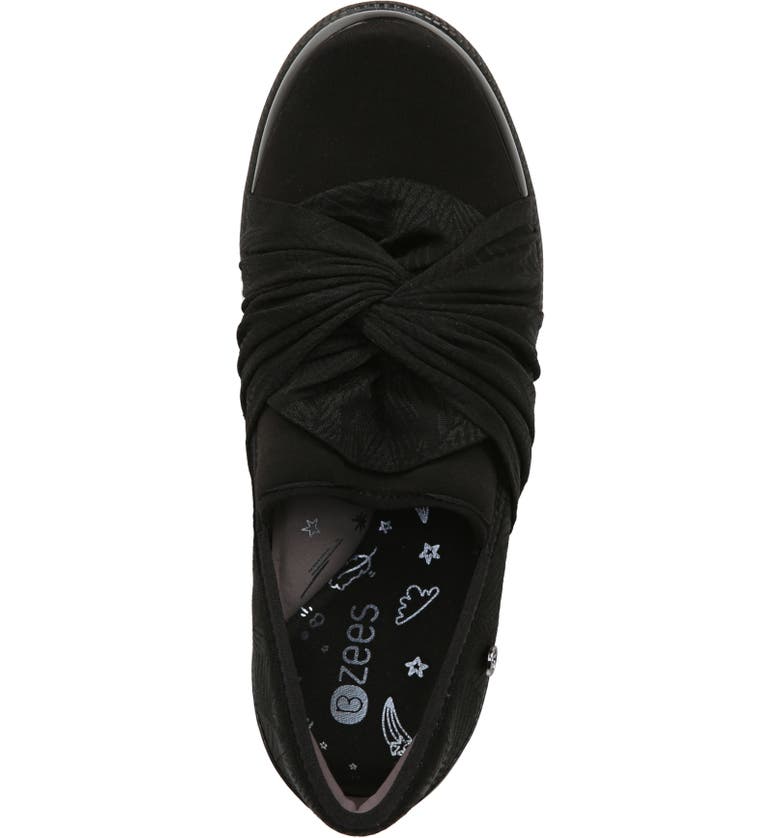 Tênis Bzees Feminino Slip-on Preto Tamanho 7 M