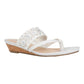 Sandália Kenneth Cole Reaction Great Chime feminina, branca, tamanho 9,5 m