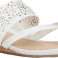 Sandália Kenneth Cole Reaction Great Chime feminina, branca, tamanho 9,5 m