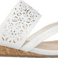 Sandália Kenneth Cole Reaction Great Chime feminina, branca, tamanho 9,5 m