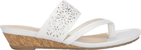 Sandália Kenneth Cole Reaction Great Chime feminina, branca, tamanho 9,5 m