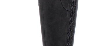 Guess Women's Haydin Faux Leather Tall Riding Boots Gray  Size 5 M