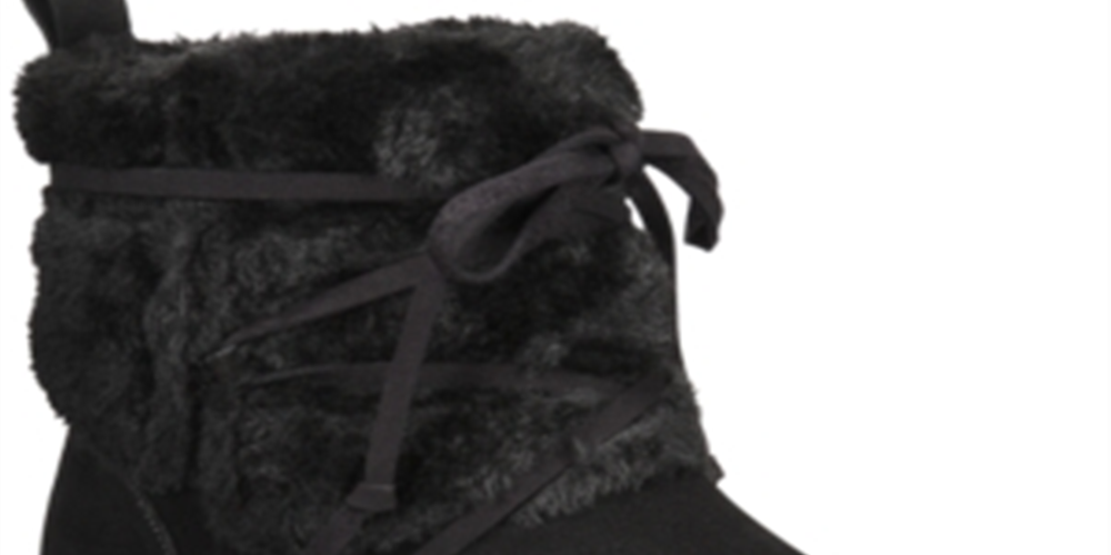 Botas femininas estilo &amp; co Zijune para clima frio, pretas, tamanho 5 M