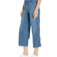 Calça jeans Levi's Mile High Wide Leg Crop Feminina Azul Tamanho 27 X 25