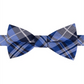 Gravata borboleta xadrez masculina Tommy Hilfiger azul tamanho regular