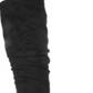 Botas femininas White Mountain com salto alto, bico fino, acolchoado, franzido, Trunell, amêndoa, salto alto, zíper, tamanho 7,5 M