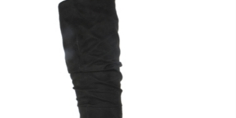Botas femininas White Mountain com salto alto, bico fino, acolchoado, franzido, Trunell, amêndoa, salto alto, zíper, tamanho 7,5 M
