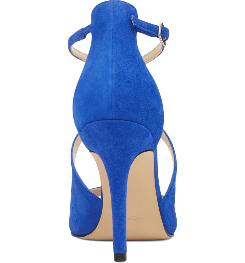 Sandálias de noite femininas Nine West Giaa, azuis, tamanho 6 M