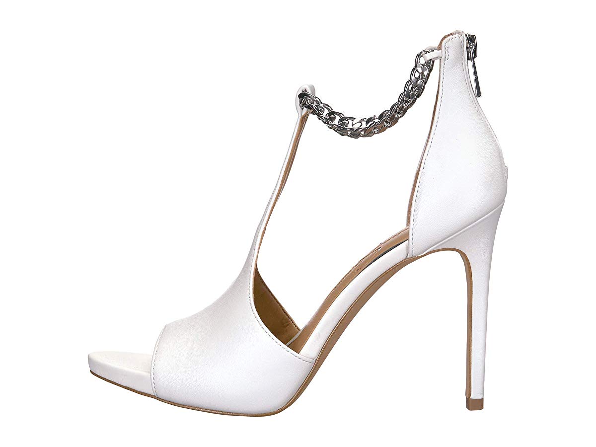 Sandálias femininas Jessica Simpson Collection Bright Rexa Sandal Branca Tamanho 10