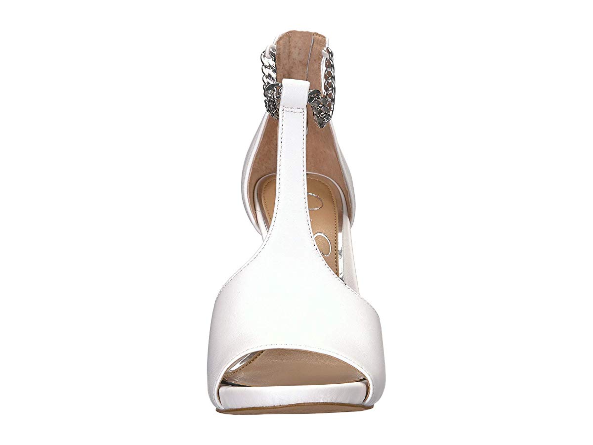 Sandálias femininas Jessica Simpson Collection Bright Rexa Sandal Branca Tamanho 10