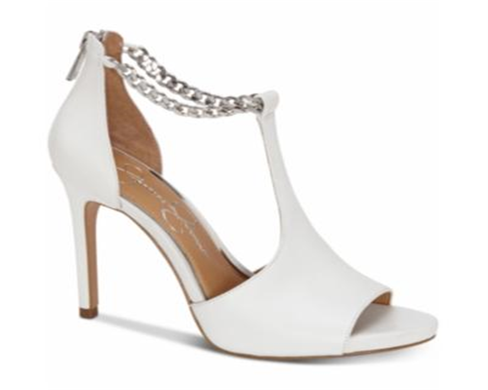 Sandálias femininas Jessica Simpson Collection Bright Rexa Sandal Branca Tamanho 10