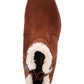 Botas femininas Kenneth Cole Reaction Salt Zip Cozy Suede, tamanho 8,5 M, marrom