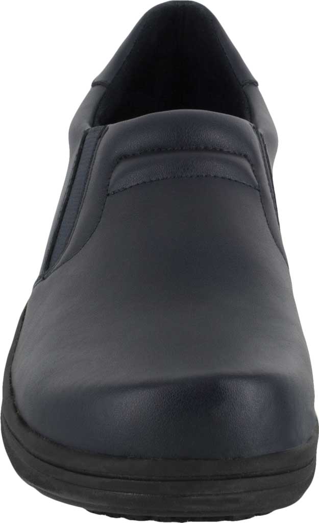 Sapato de trabalho feminino Easy Street antiderrapante, azul, tamanho 8,5 W