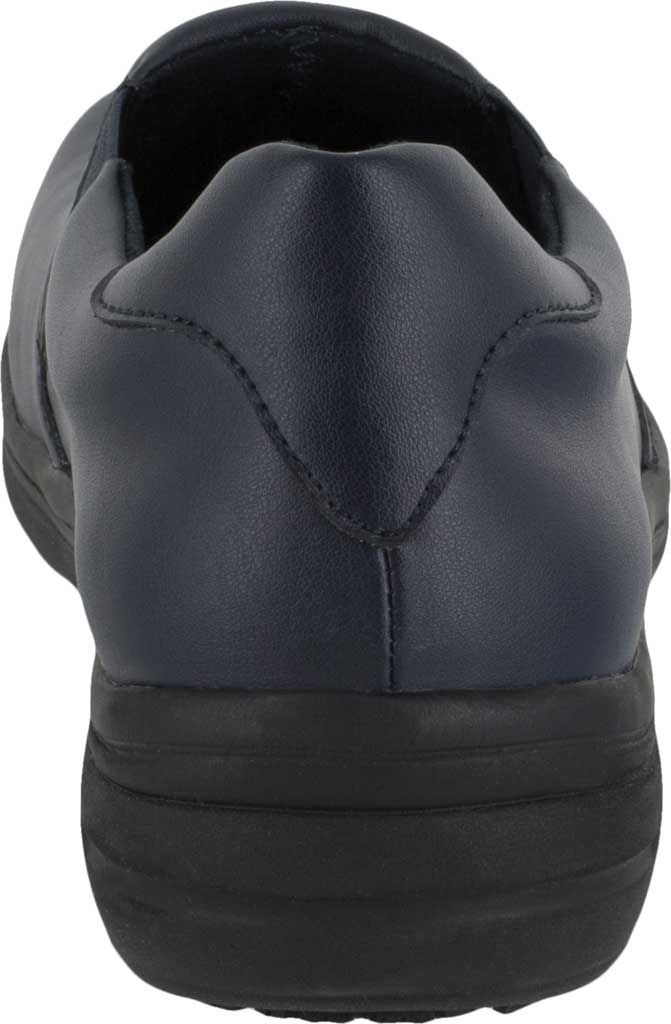 Sapato de trabalho feminino Easy Street antiderrapante, azul, tamanho 8,5 W