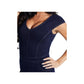Macacão Guss Feminino Jeans Sem Mangas Decote V Perna Reta Azul Tamanho X-S