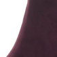 Ralph Lauren Botas de couro femininas com zíper e bico fino, tamanho 7 B, vermelhas