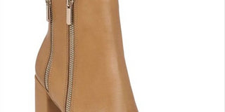 Fergie Women's Enigma Block Heel Bootie Brown Size 10 M