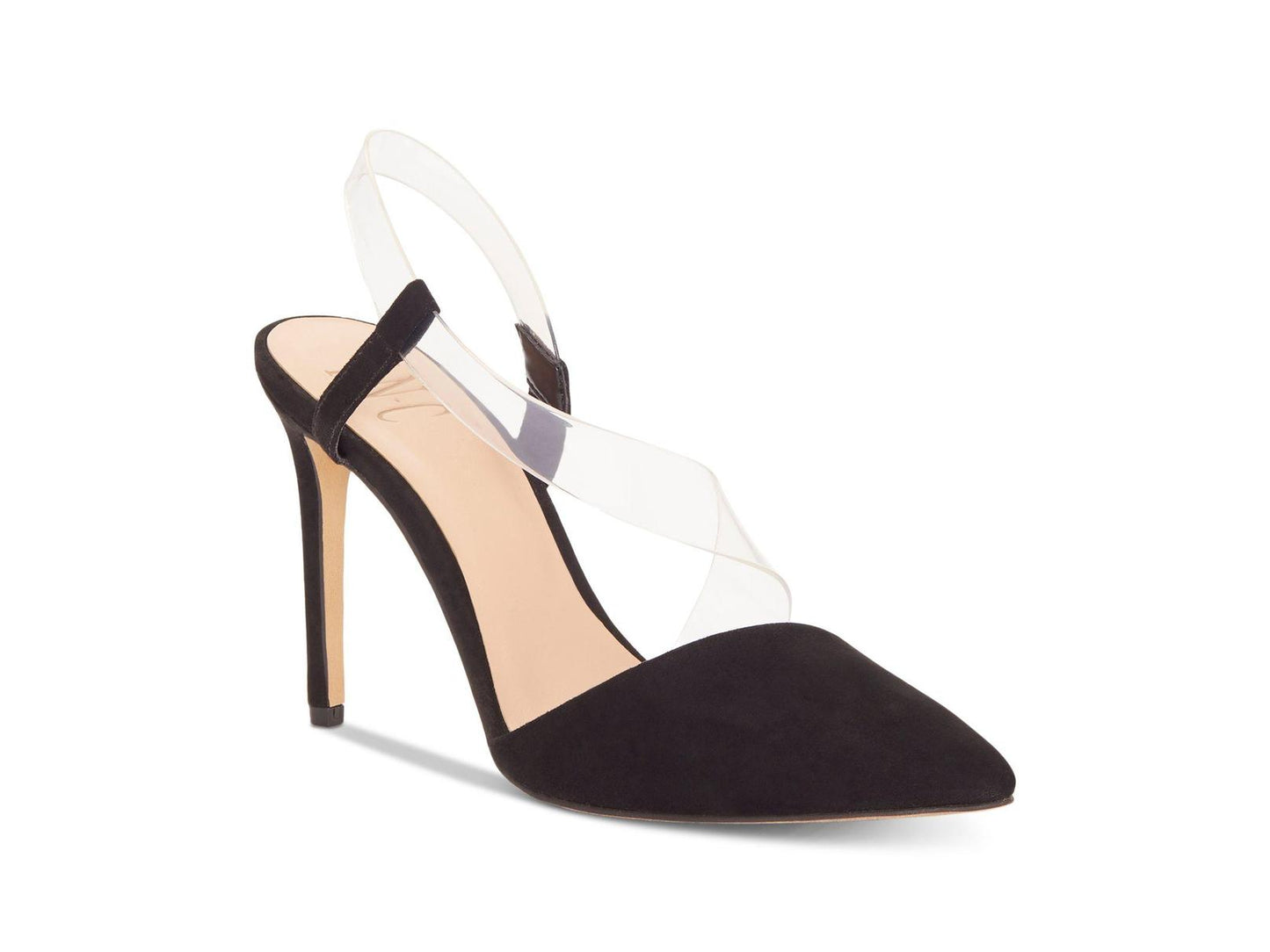 Sandálias femininas casuais Keilani bico fino, pretas, tamanho 6, da INC International Concepts