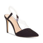 Sandálias femininas casuais Keilani bico fino, pretas, tamanho 6, da INC International Concepts