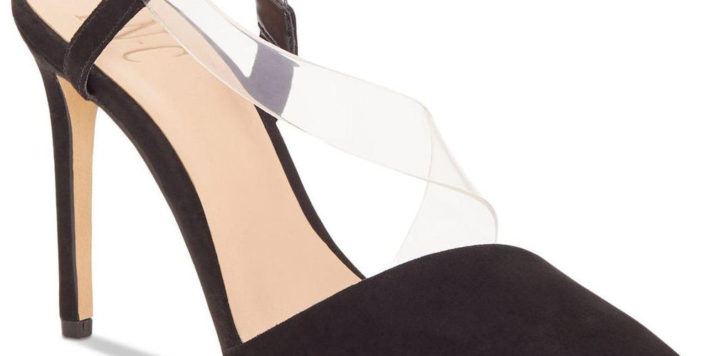 Sandálias femininas casuais Keilani bico fino, pretas, tamanho 6, da INC International Concepts