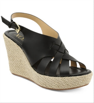 Sandália Lazaro Wedge Feminina XOXO, Preta, 8 M