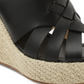 Sandália Lazaro Wedge Feminina XOXO, Preta, 8 M