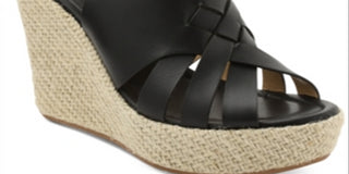 Sandália Lazaro Wedge Feminina XOXO, Preta, 8 M