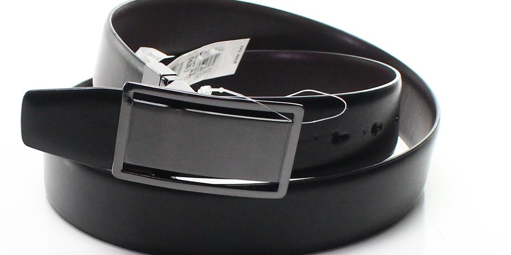 Cinto Alfani Plaque Masculino Preto Tamanho 40