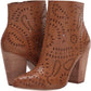 Botas femininas Carlos By Carlo Santana Taryn bico fino, tamanho 7,5 M, marrom