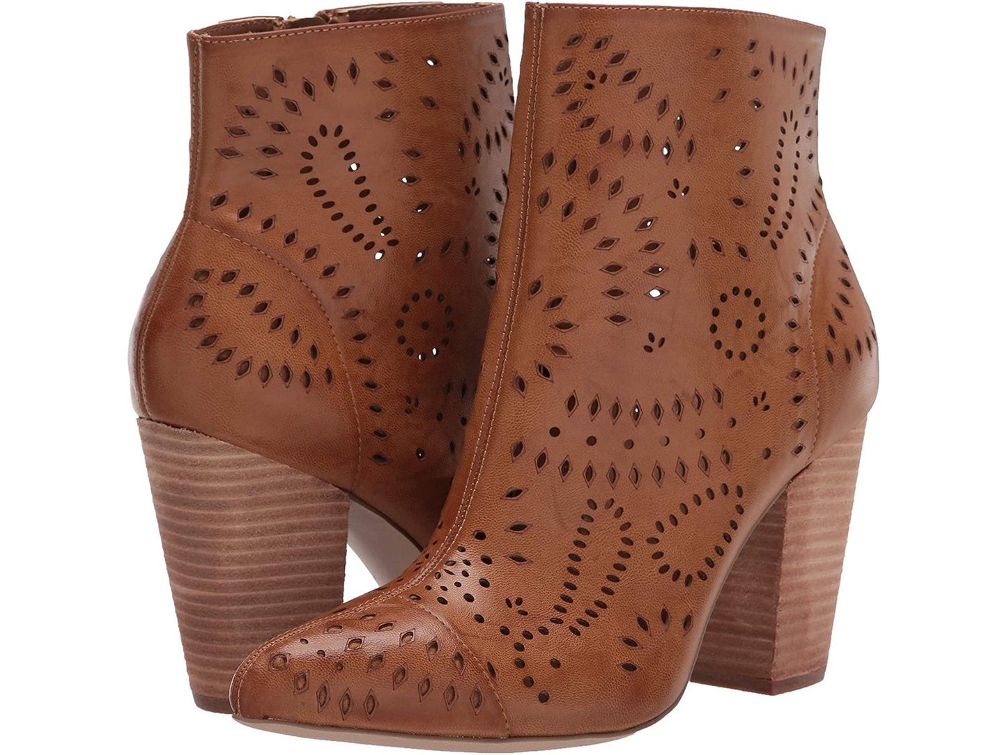 Botas femininas Carlos By Carlo Santana Taryn bico fino, tamanho 7,5 M, marrom