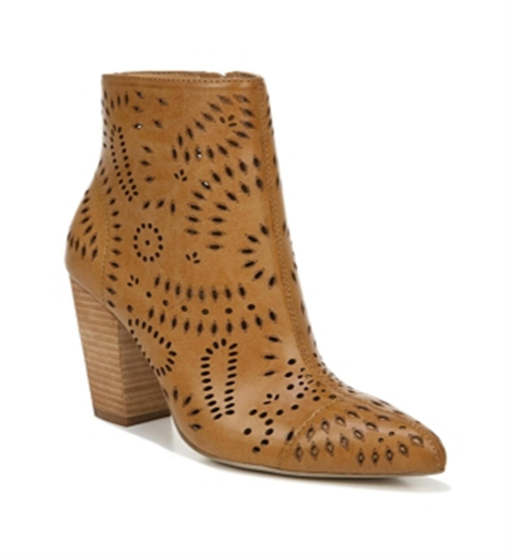 Botas femininas Carlos By Carlo Santana Taryn bico fino, tamanho 7,5 M, marrom