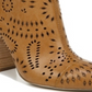 Botas femininas Carlos By Carlo Santana Taryn bico fino, tamanho 7,5 M, marrom
