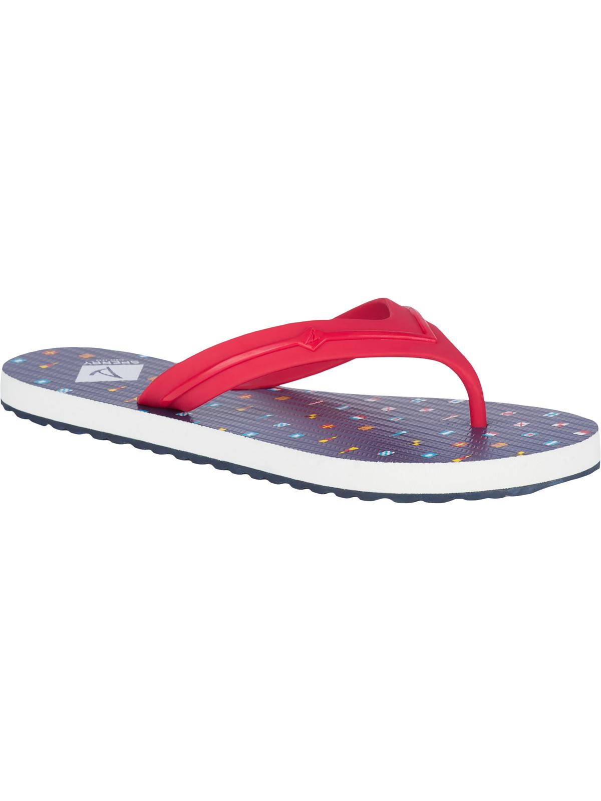 Chinelo Sperry Warf Thong Slip-on Feminino Vermelho Tamanho 8 M